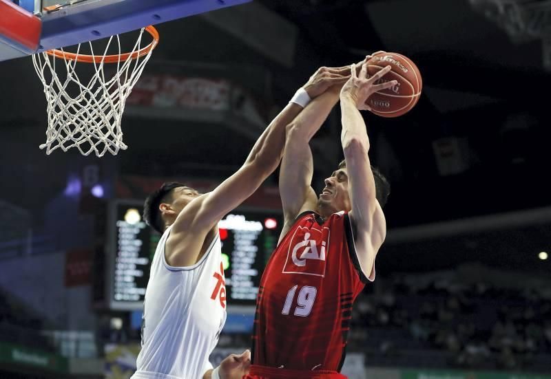 Las imágenes que nos ha dejado la derrota del CAI Zaragoza frente al Real Madrid (96-84)