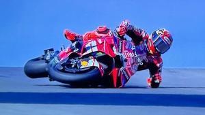 Marc Márquez perdió el control de su Ducati, a 192 kms/h, nada más arrancar la jornada de ayer en Austin.