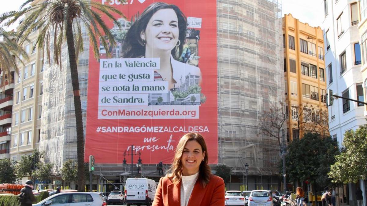 Campaña de Sandra Gomez (PSOE) para la alcaldía