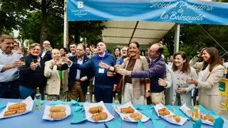 Canteli muestra sus deseos durante el Martes del Campo: quiere redondear el mandato con la reforma de la plaza de toros de Oviedo