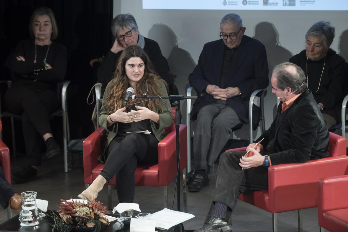 Anna Hernández, el testimoni més jove que va participar a l'acte