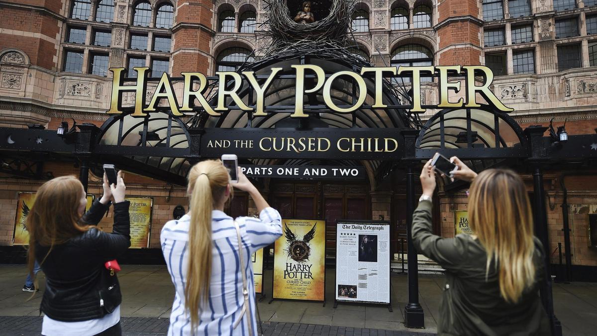 Fans de Harry Potter en Londres, en una imagen de archivo.