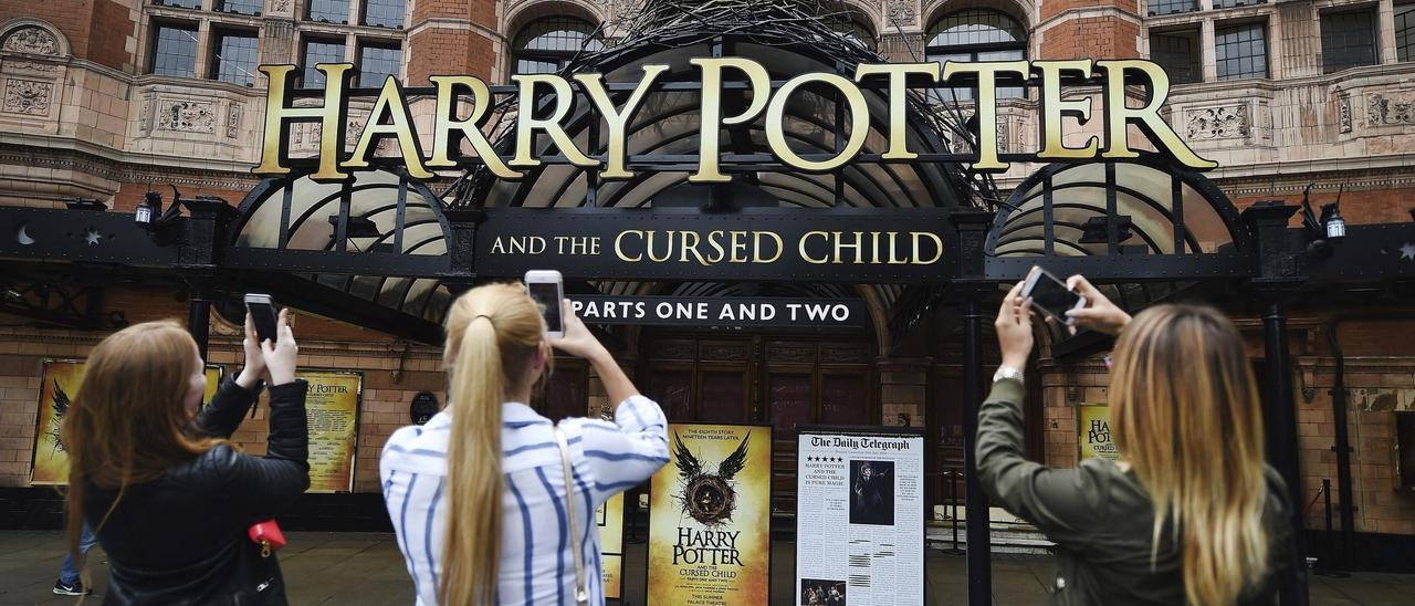 Fans de Harry Potter en Londres, en una imagen de archivo.