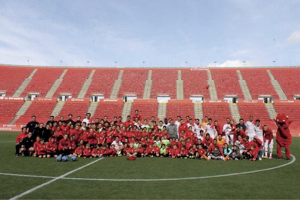 Más de cien niños contra el Real Mallorca