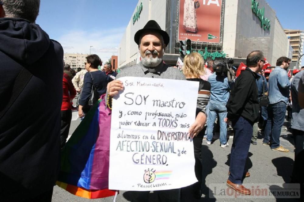 Manifestación del 1 de mayo en Murcia