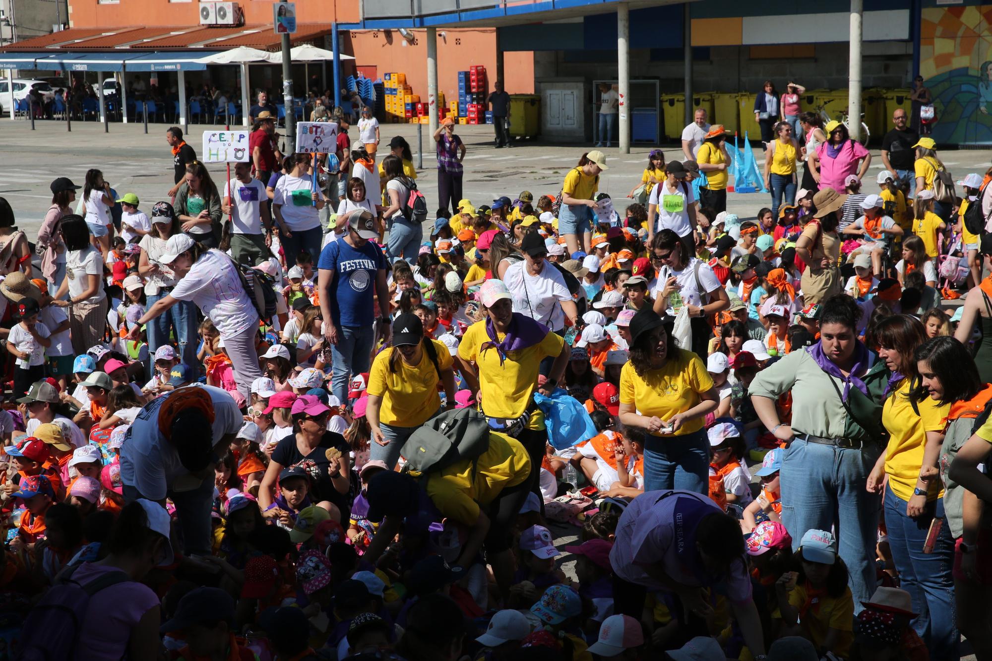 Máis de 2.000 cativos enchen o Correlingua de Moaña polo idioma galego