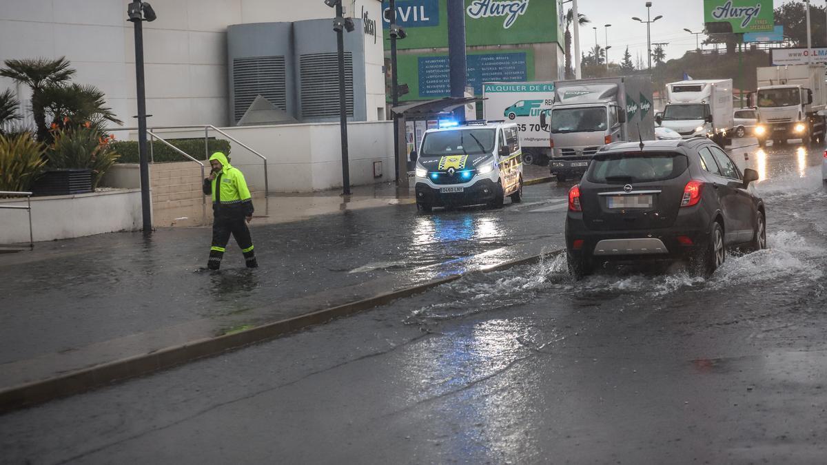 Lluvia en Torrevieja en las últimas horas