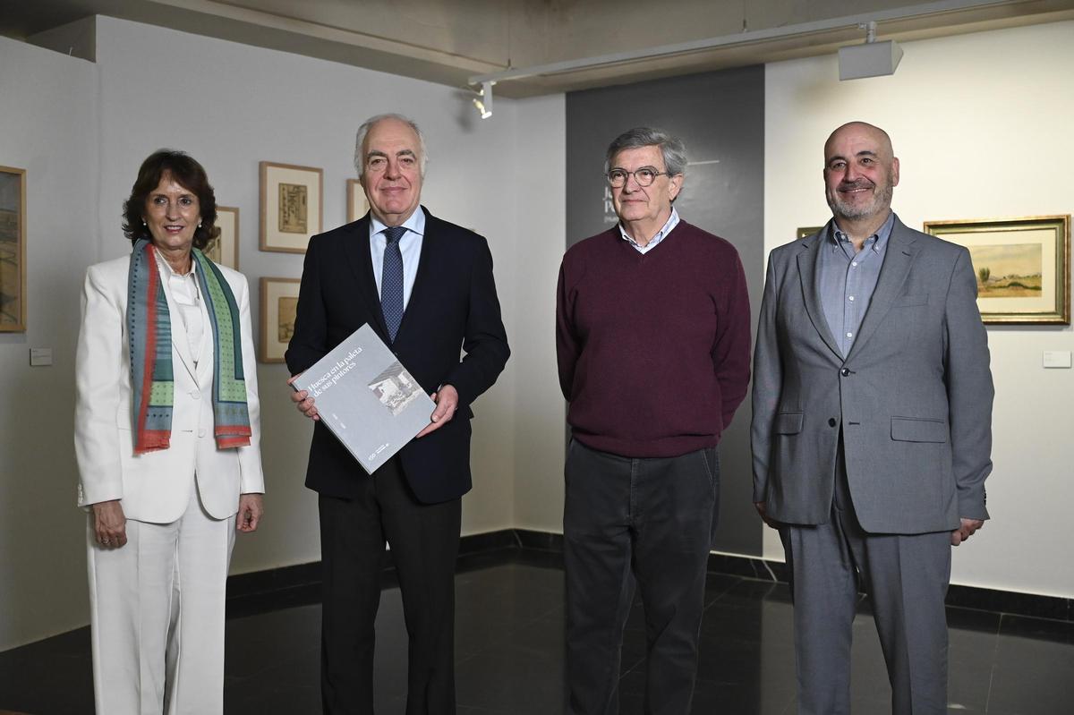 Presentación de la exposición 'Huesca en las paletas de sus pintores (1850-1950)'