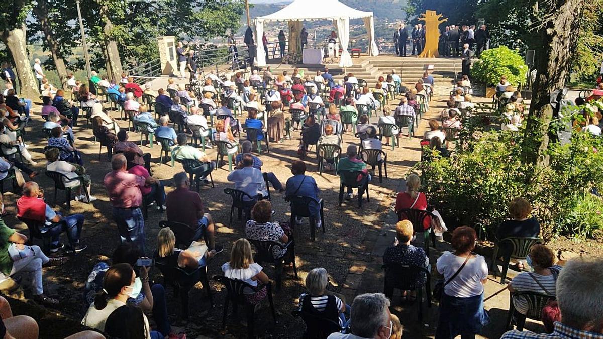 Asistentes a los actos celebrados en El Carbayu. | M. Á. G.