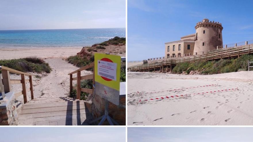 Pilar de la Horadada descarta abrir las playas para pasear y habilita accesos al mar para deportistas