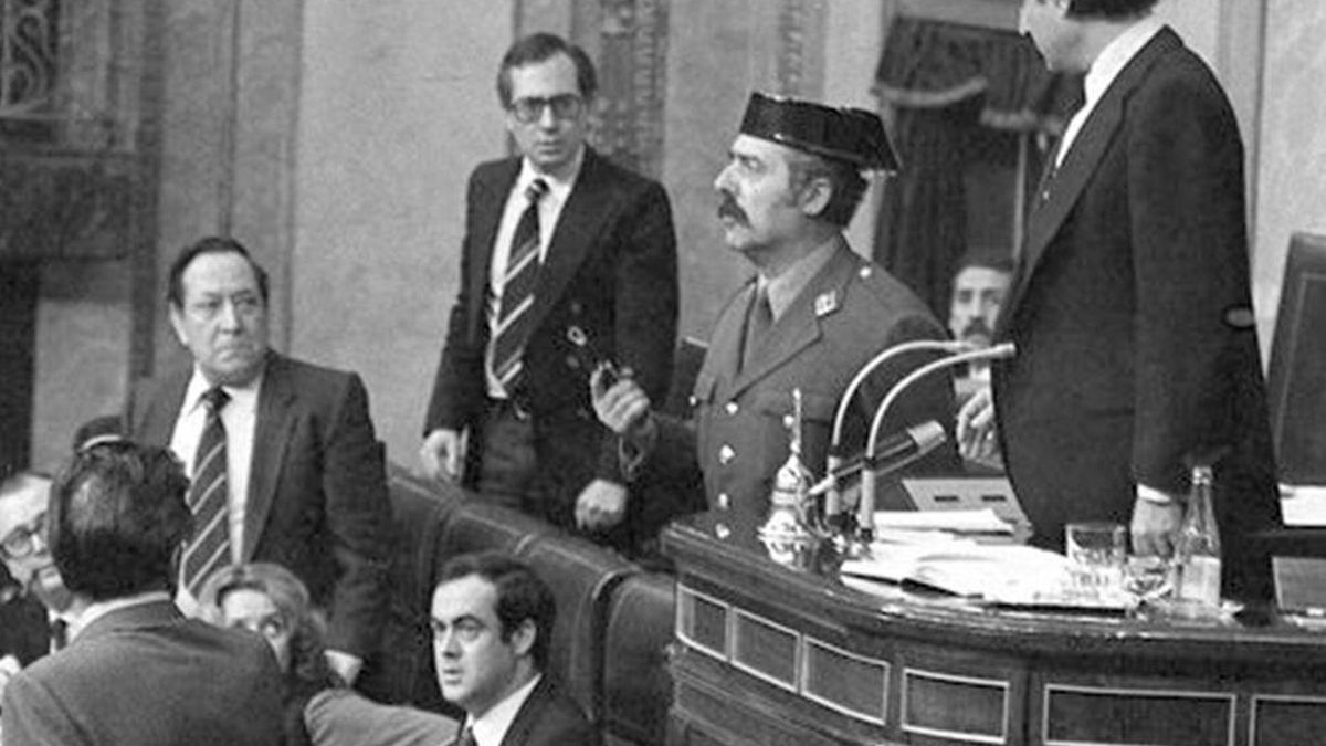 Antonio Tejero Molina en el Congreso