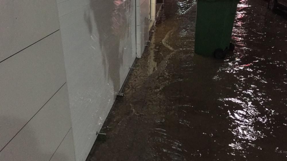 Fuertes lluvias en Caravaca de la Cruz