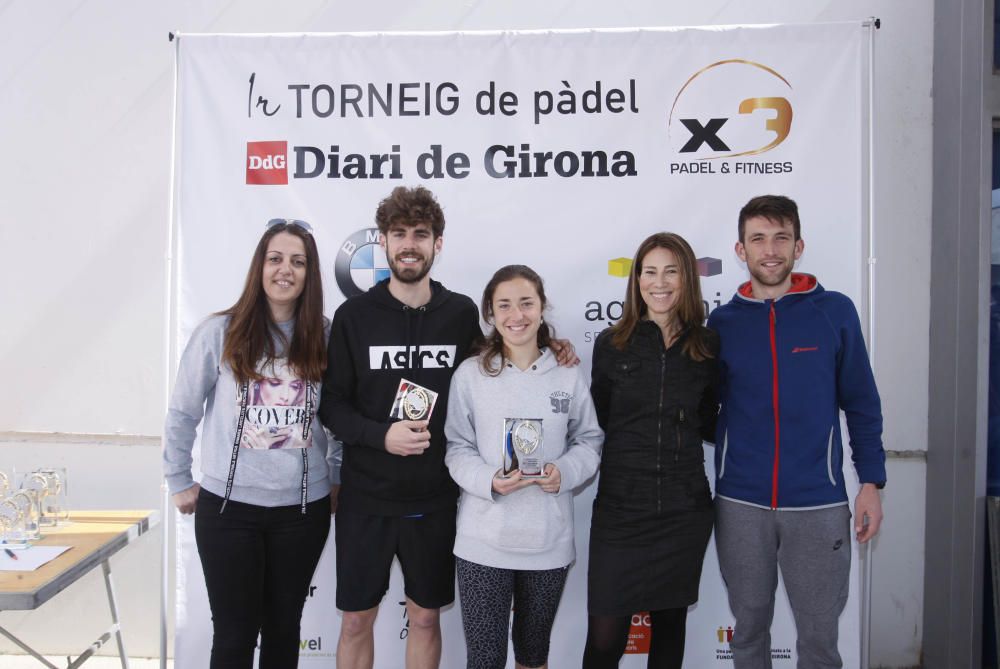 Josep Maria i Blanca Herrera, subcampions de Primera divisió mixta