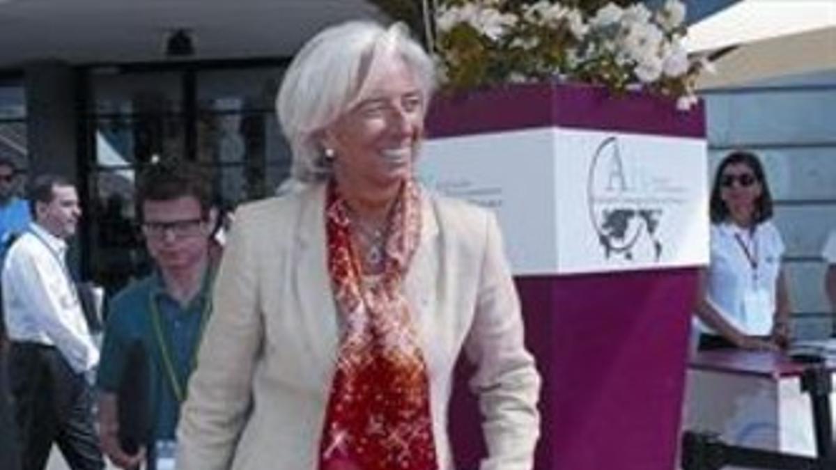Christine Lagarde, directora gerente del Fondo Monetario Internacional.