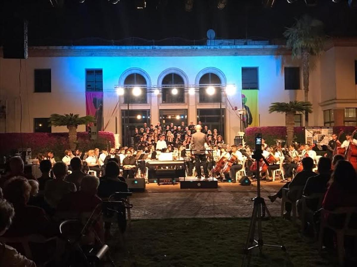 La coral Almudàfer, en un concierto con la Unión Musical..