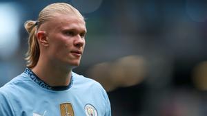 Haaland, casi de récord ante el Brentford