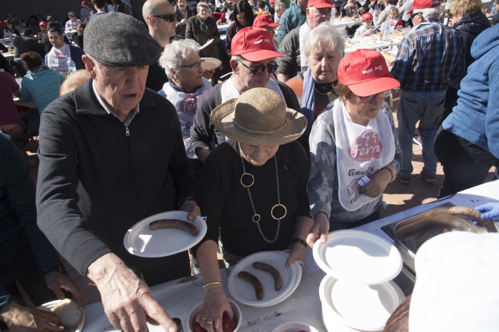 Les imatges de la calçotada popular del Regió 7