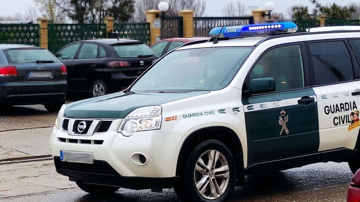 Un coche de una patrulla de Seguridad Ciudadana de la Guardia Civil.