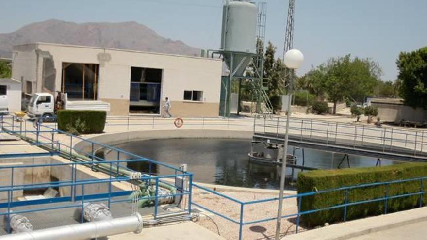 Imagen de una Estación Depuradora de Aguas Residuales que presta servicio en el término de Orihuela.