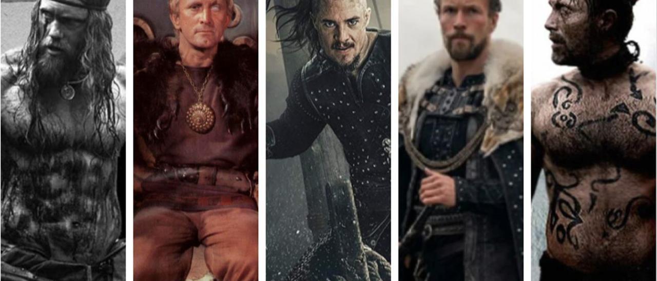 Imágenes de ’El hombre del norte’, ’Los vikingos’, ’El último reino’, ’Vikingos: Valhalla’ y ’Valhalla rising’.