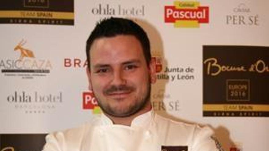 El extremeño Juan Manuel Salgado, en la final de Bocuse D’Or Europa