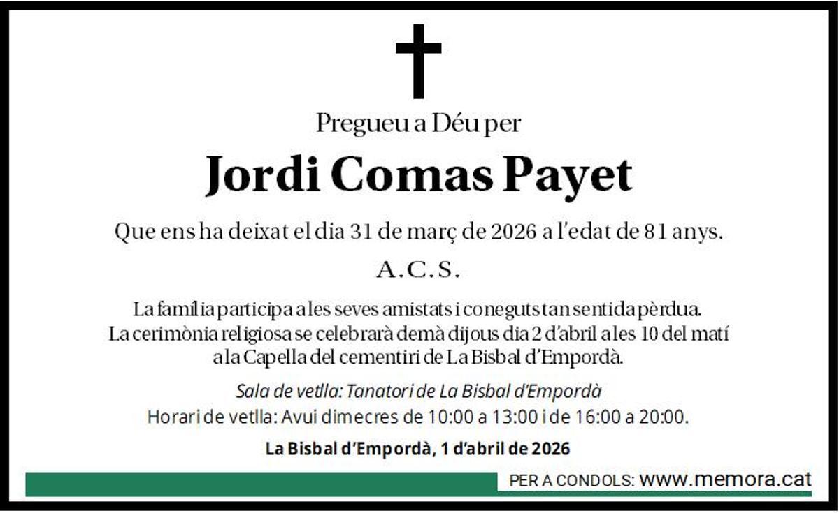 Jordi Comas Payet