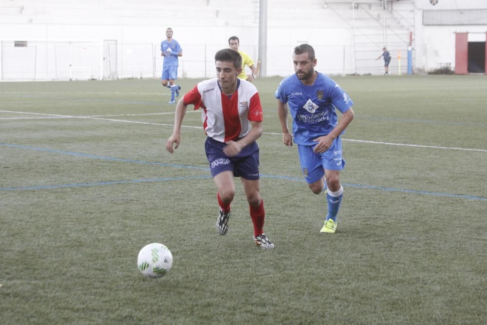 El Pontevedra extiende su racha goleadora en Cangas - Los granates pasan de ronda en la Copa Federación