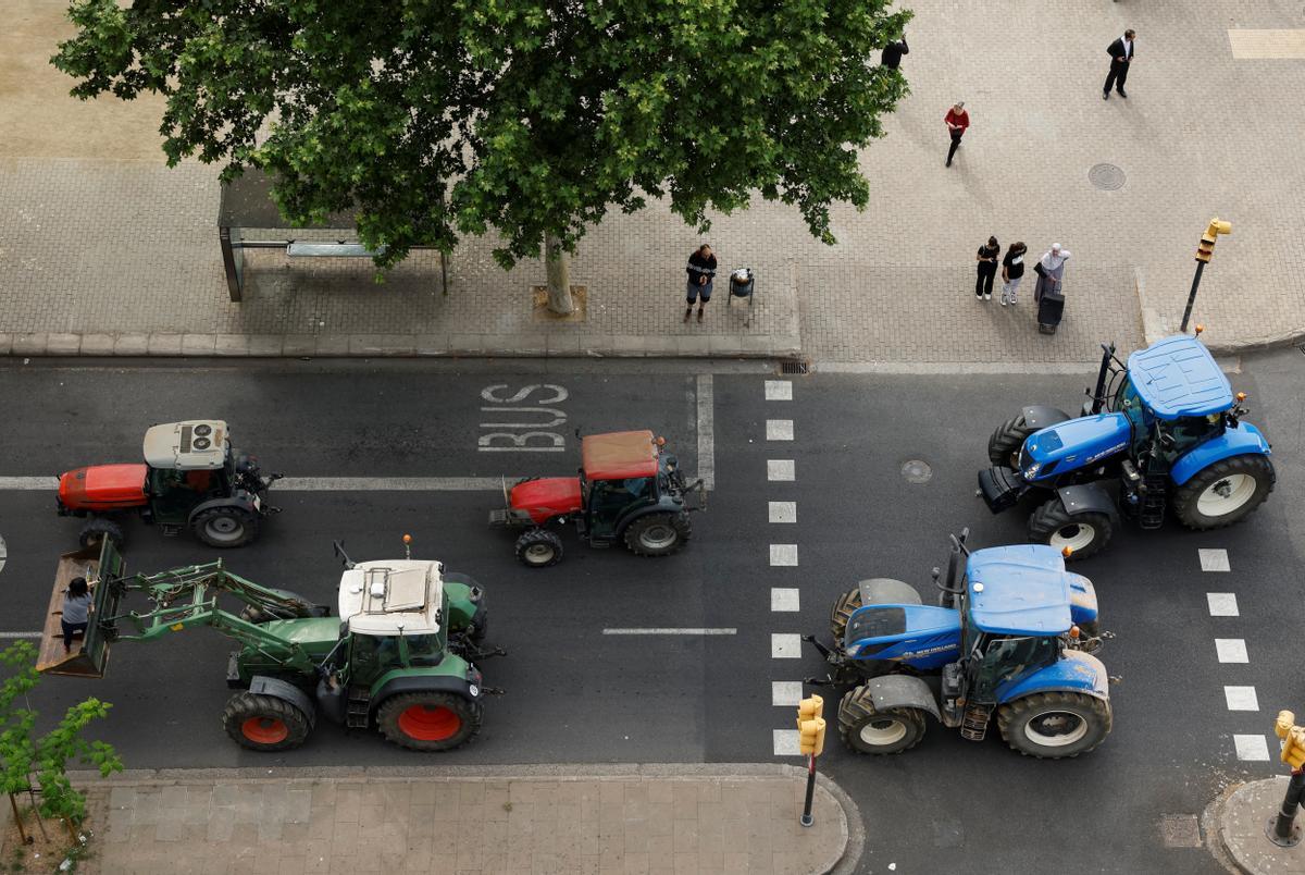 Tractorada en Lleida para pedir soluciones ante la sequía