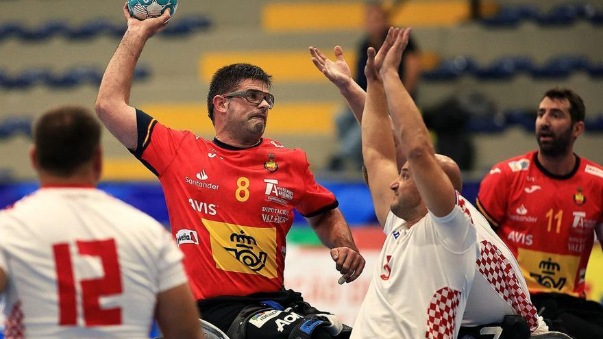 El ‘pichichi’ de la selección española de balonmano en silla de ruedas es de Benifaió