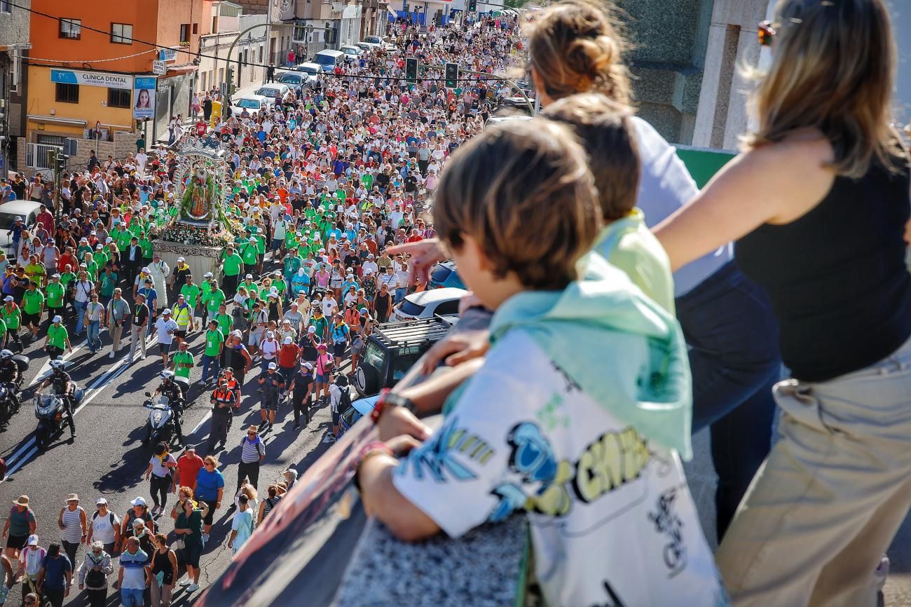 La 'Morenita' visita el Hospital de Nuestra Señora de La Candelaria
