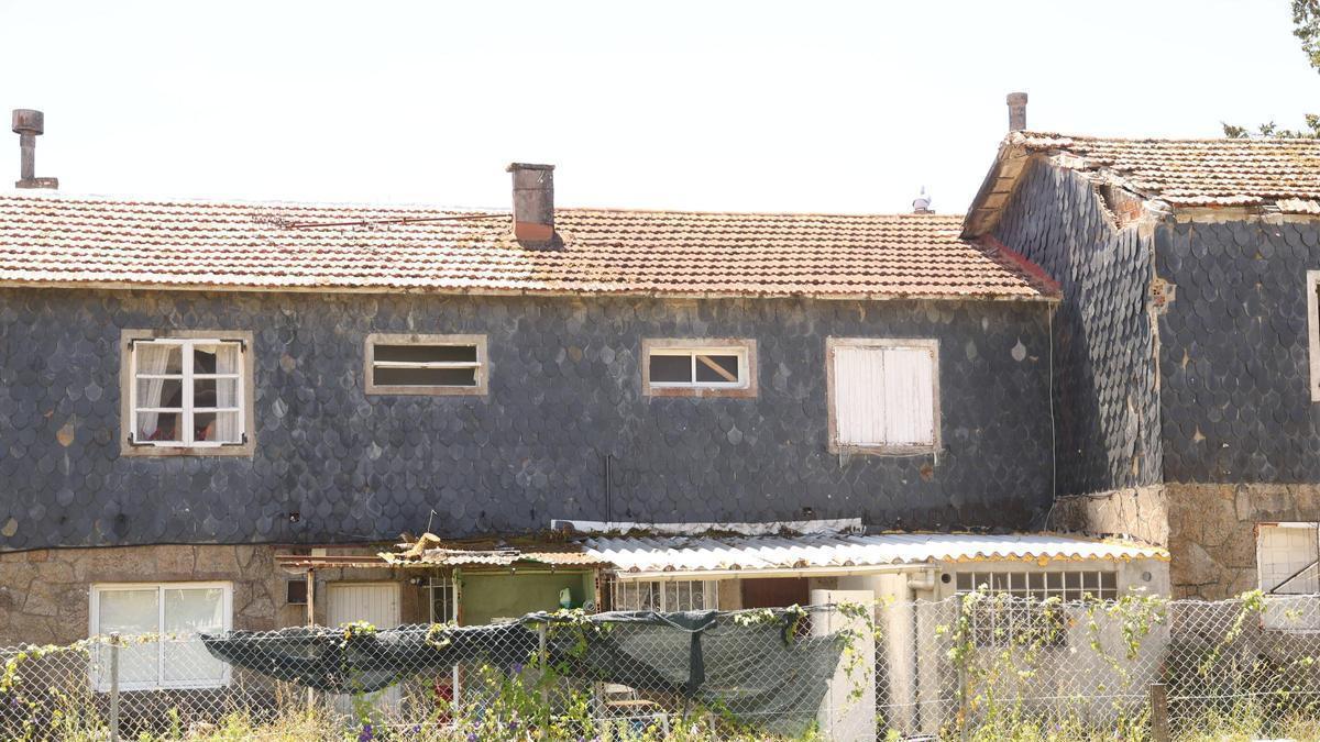 Casa donde está la sede asaltada del club.