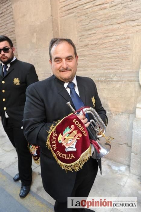 La procesión del Amparo a su salida de San Nicolás