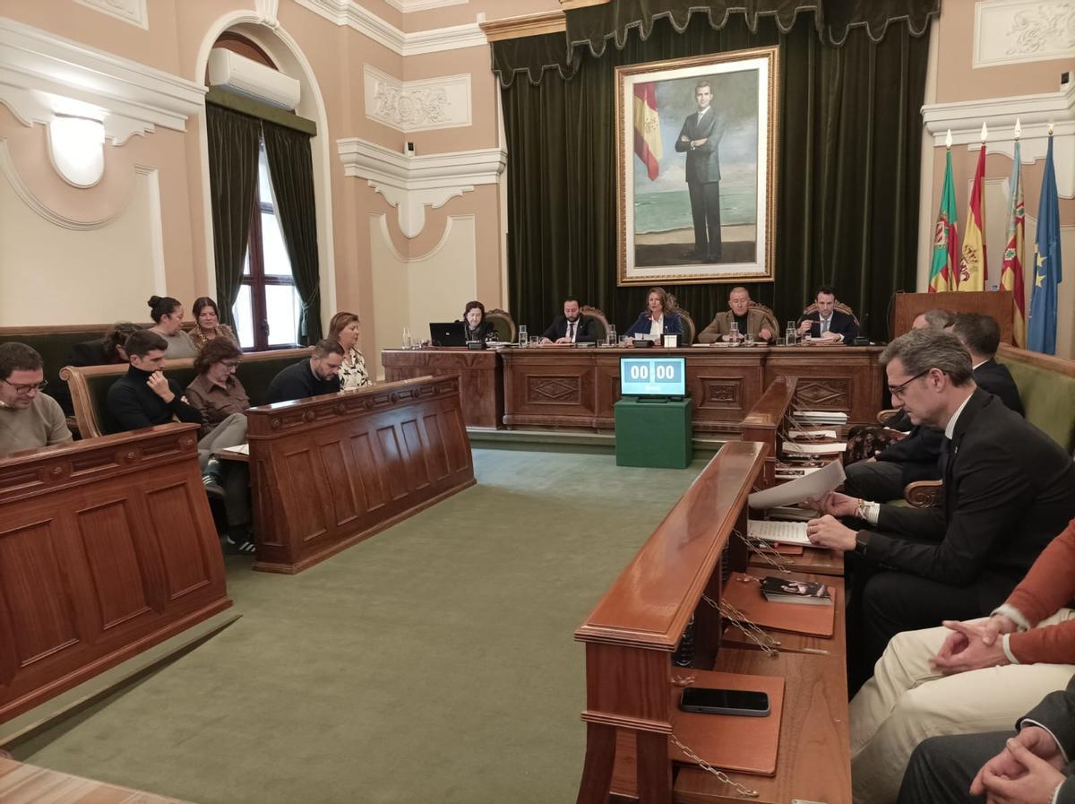 Una imagen de la sesión plenaria que ha acogido esta mañana el Ayuntamiento.