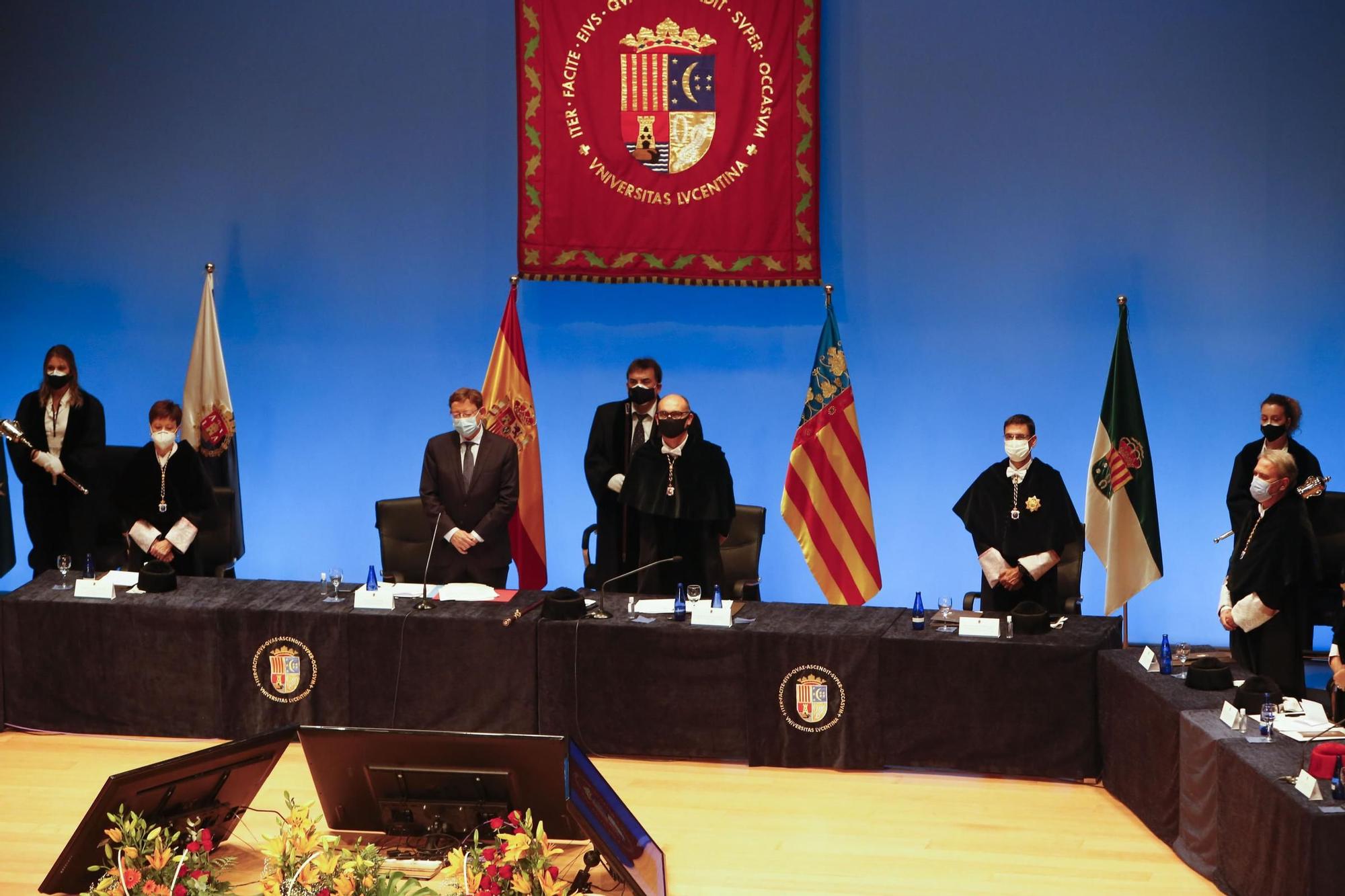 La Universidad de Alicante acoge la apertura del curso universitario de la Comunidad Valenciana