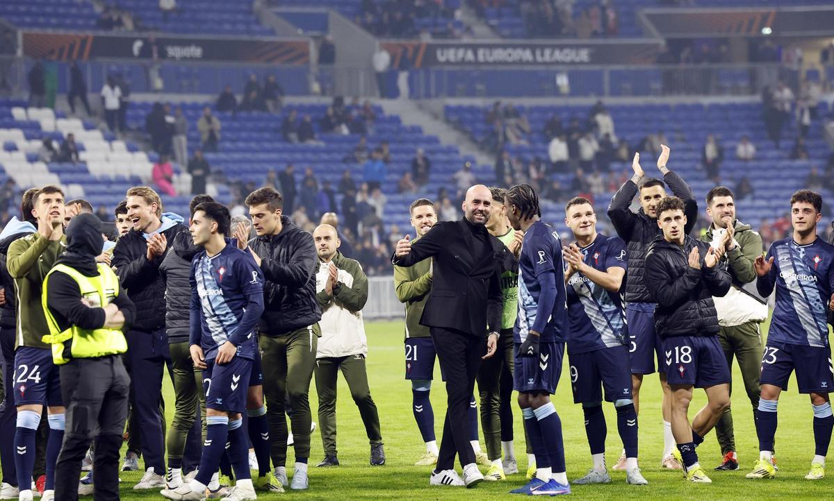 La victoria europea del Celta en Lyon, en imágenes La victoria europea del Celta en Lyon, en imágenes