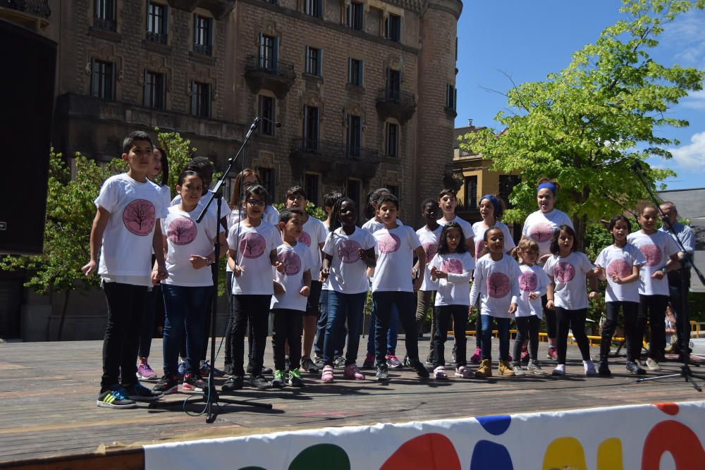 Festa Veïnàlia a la plaça de Sant Domènec de Manresa