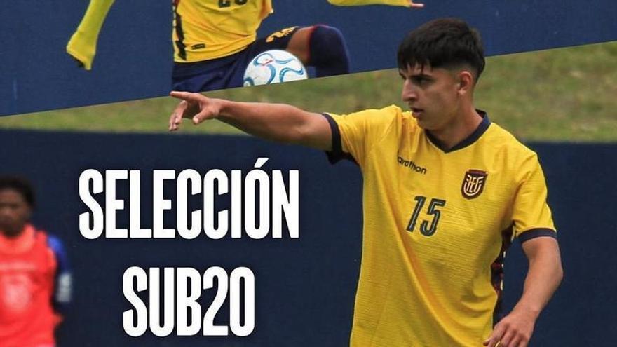 El 'ojito derecho' de Lalo Arantegui da otro paso: Diego Monzón debuta con la sub-20 de Ecuador