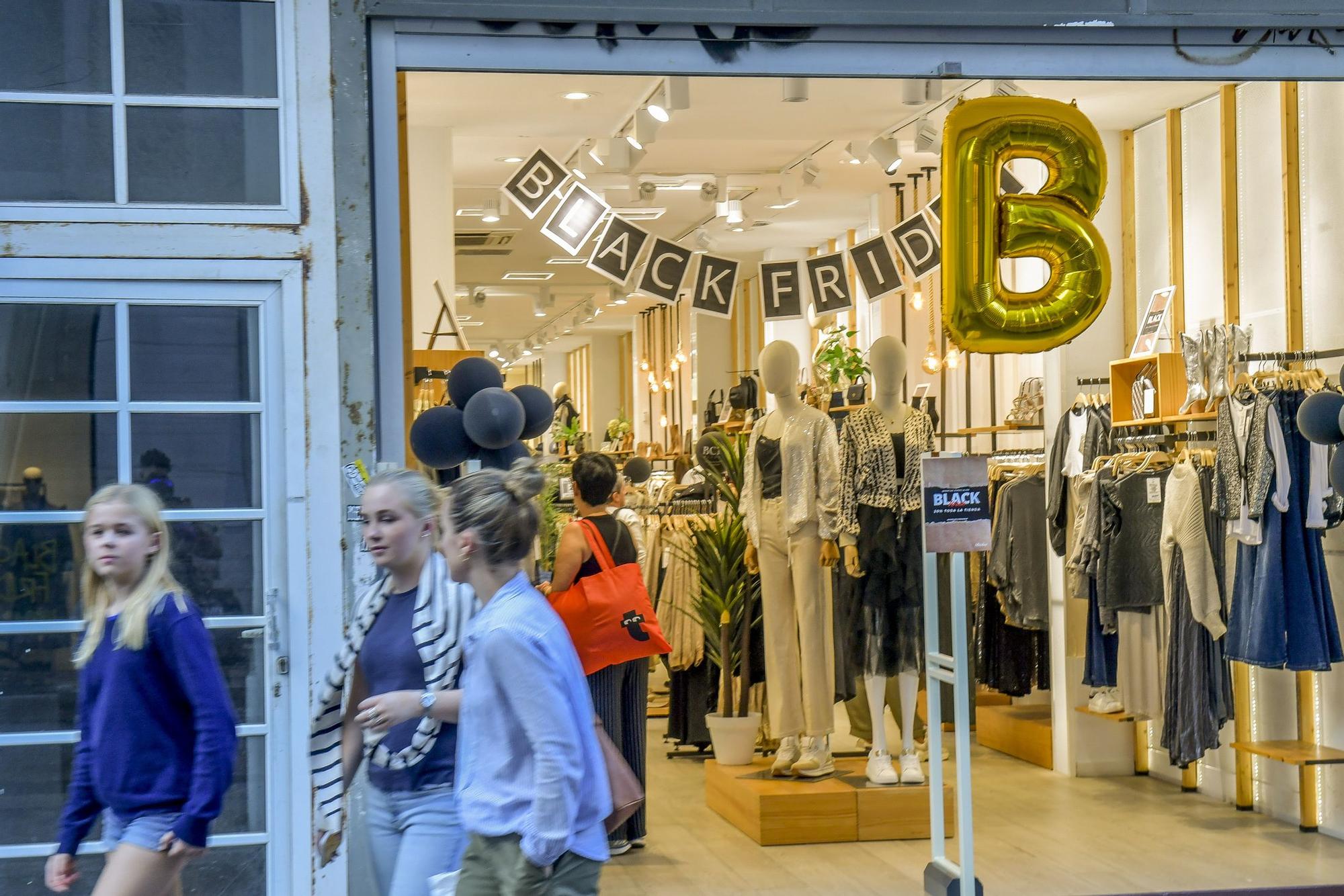 Compras navideñas y del Black Friday en Las Palmas de Gran Canaria