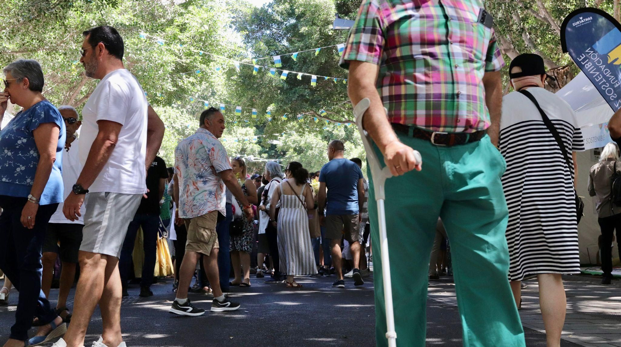 Inauguración de la exposición de flores y plantas del Parque García Sanabria