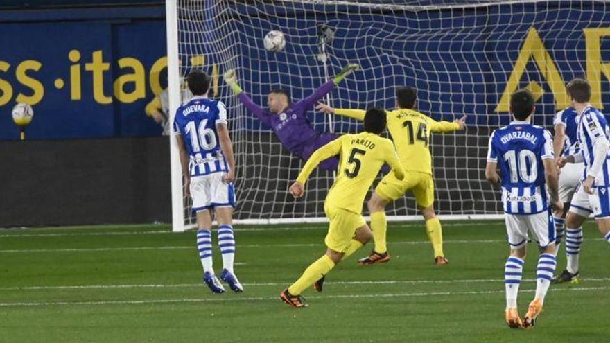 El Villarreal se queda sin oxígeno y pierde dos puntos ante la Real Sociedad (1-1)