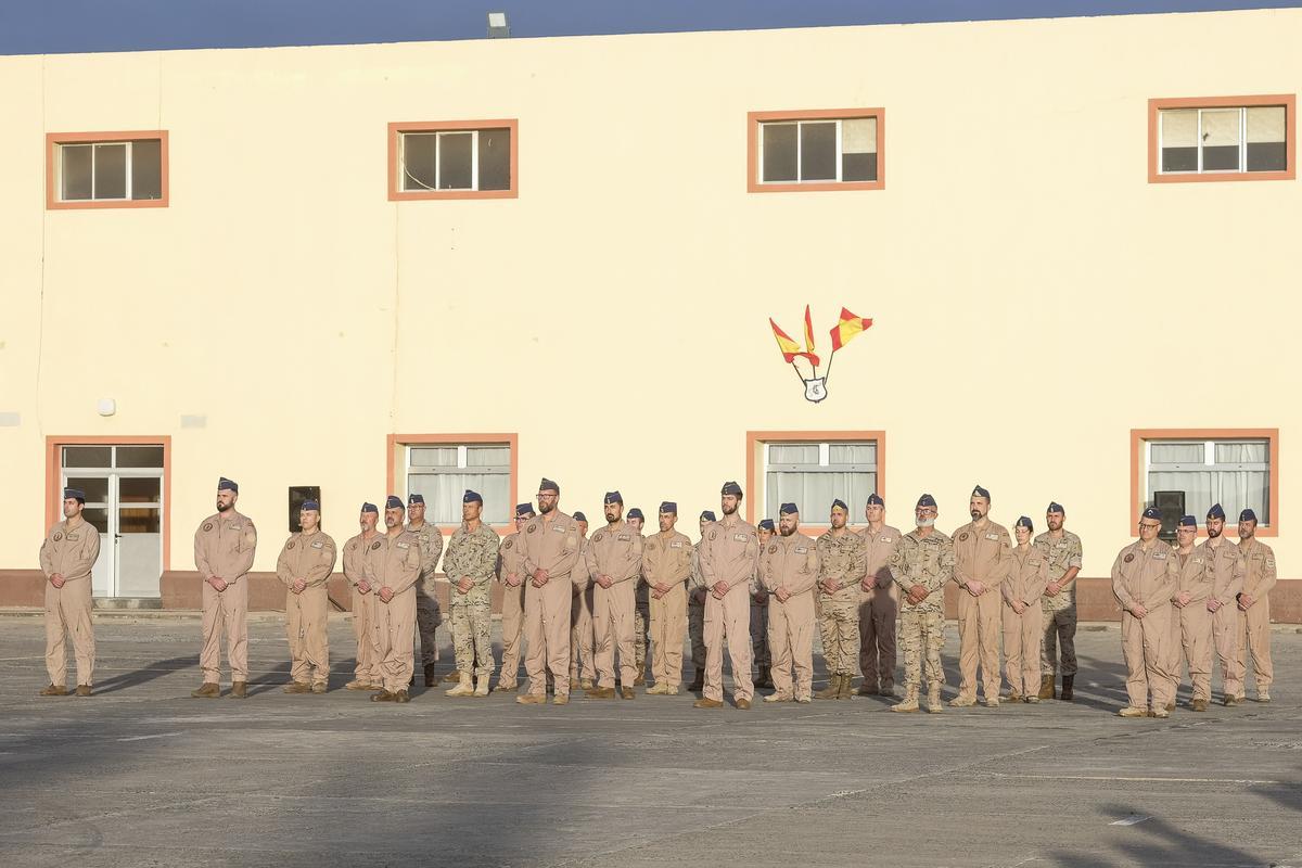 Despedida del 50º contingente Operación Atalanta en la Base Aérea de Gran Canaria