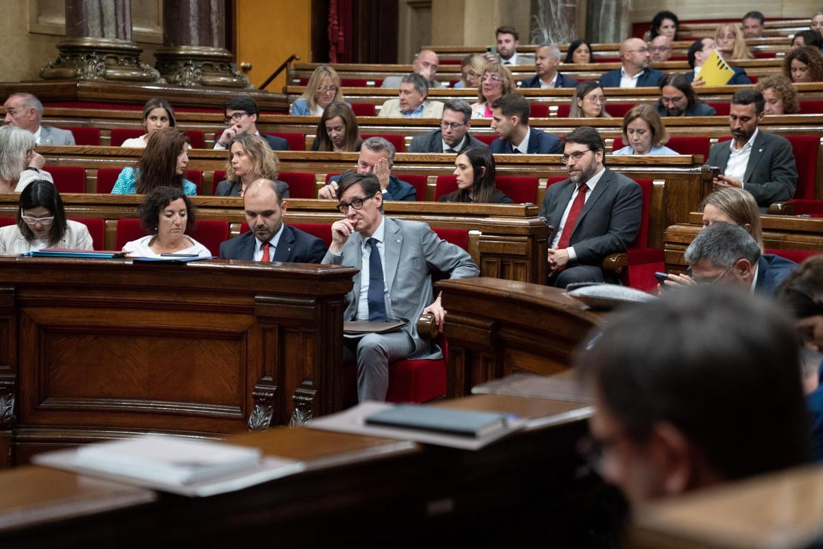 Imagen del pleno del Parlament de esta semana. Imagen del pleno del Parlament de esta semana.