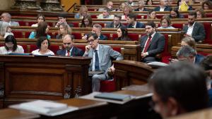 Imagen del pleno del Parlament de esta semana.