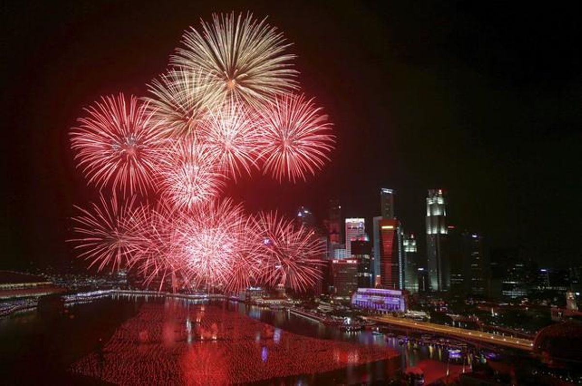 Celebracions d’Any Nou a Singapur.