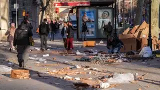 Barcelona declara la emergencia por el temporal de viento tras cientos de incidencias y caídas de árboles