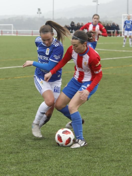 El derbi femenino entre el Sporting y el Oviedo