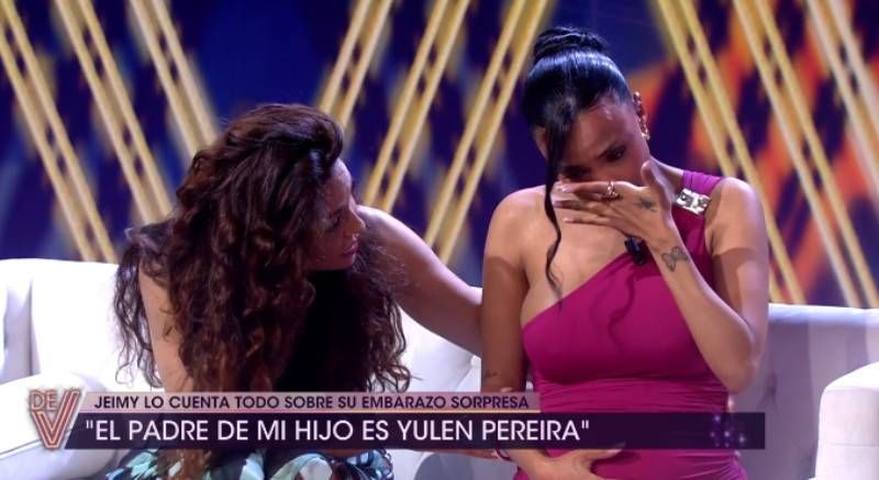 Jeimy completamente emocionada tras confirmar por error la paternidad de su hijo