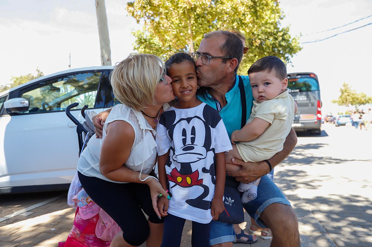 Emoción en la despedida de los niños Saharauis