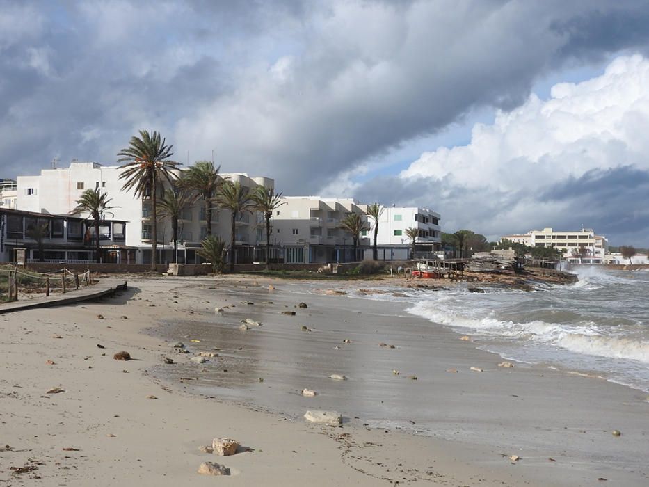 Temporal en Formentera.