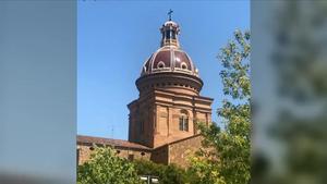 La cúpula restaurada de la parroquia de Sant Andreu de Palomar.